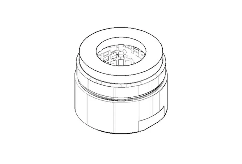 DORNBRACHT Luftsprudler ohne Begrenzung ERSATZTEILE 04230101200 M18x1-AG Platin gebürstet, 04230101200-06 Galeriebild 1